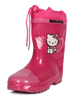 Billig foret gummistøvle fra Hello Kitty