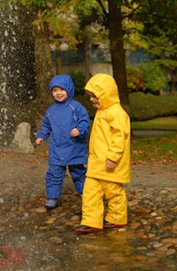 Billigt regntøj til børn